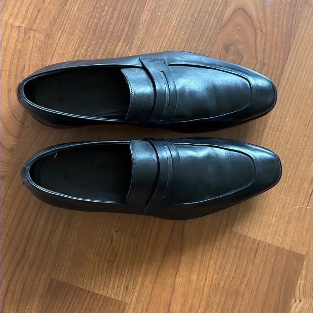 Hugo Boss Round Apron Toe Penny Loafer